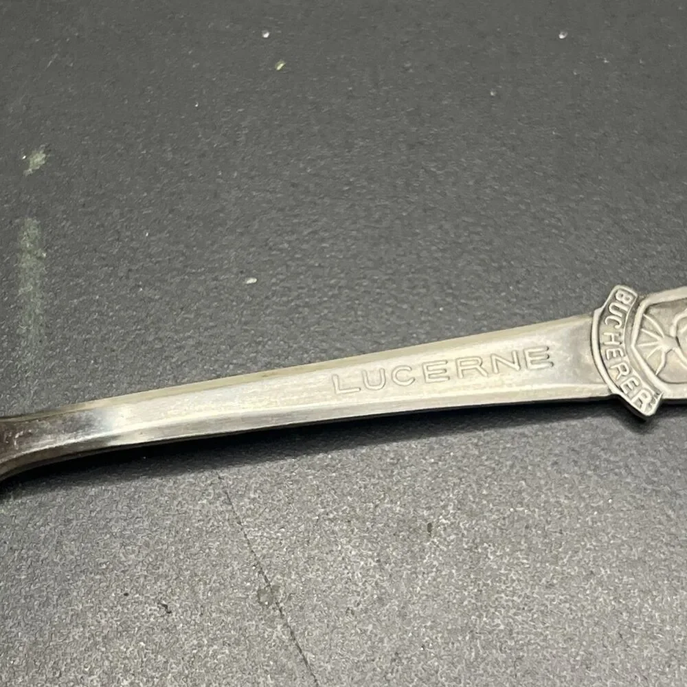 Rolex Lucerne Souvenir Collectible 4.5”Spoon Bucherer of Switzerland Lucerne